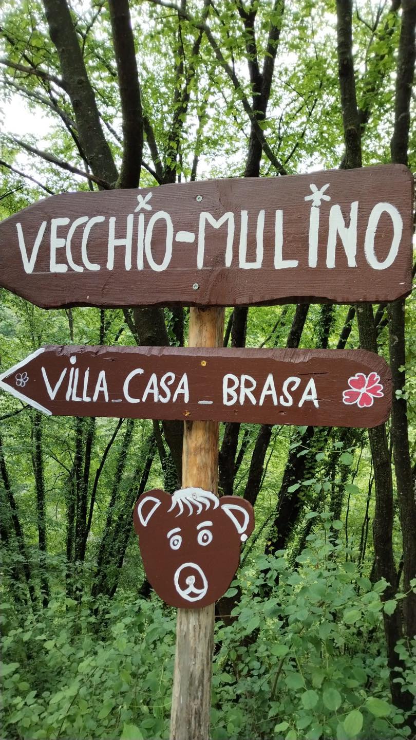 Wegweiser Vecchio Mulino – Villa Casa Brasa